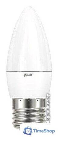 Светодиодная лампочка Gauss LED Candle E27 9.5 Вт 3000 К 103102110 - Изображение №1 — Интернет-магазин Time-Shop