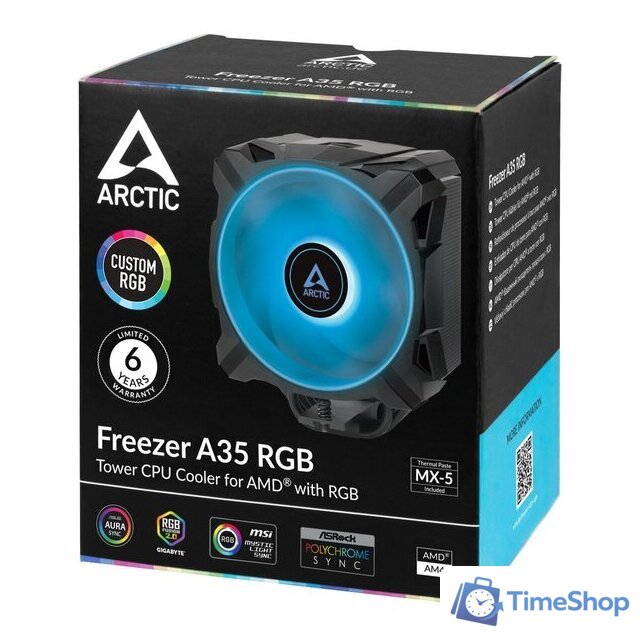 Кулер для процессора Arctic Freezer A35 RGB ACFRE00114A - Изображение №8 — Интернет-магазин Time-Shop