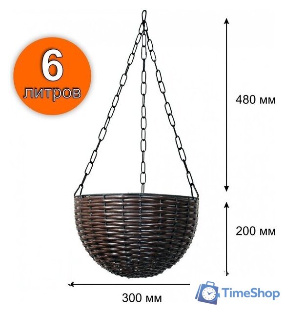 Кашпо Элетех 4845000006 - Изображение №4 — Интернет-магазин Time-Shop