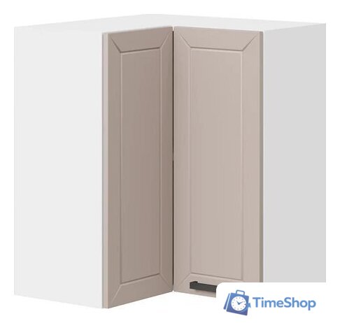 Шкаф навесной Трия Лорас 1В6УП (белый/холст латте) - Изображение №1 — Интернет-магазин Time-Shop