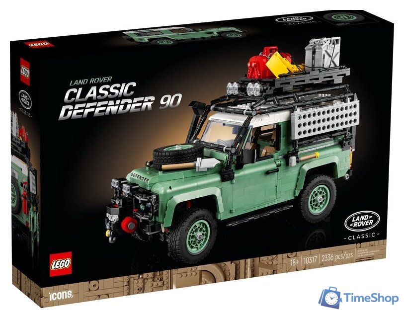 Конструктор LEGO Icons 10317 Land Rover Classic Defender 90 - Изображение №1 — Интернет-магазин Time-Shop