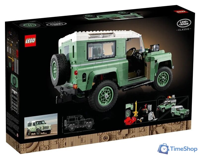 Конструктор LEGO Icons 10317 Land Rover Classic Defender 90 - Изображение №16 — Интернет-магазин Time-Shop