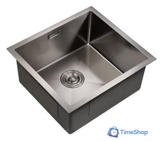 Кухонная мойка Milacio Denia 48 Steel MC.77449 (вороненая сталь) - Изображение №1 — Интернет-магазин Time-Shop