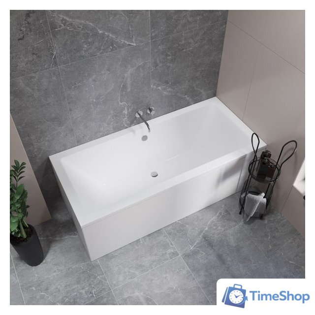 Ванна Lauter Oasis 175 21203075 (с ножками и сифоном 21Y11010 хром) - Изображение №8 — Интернет-магазин Time-Shop