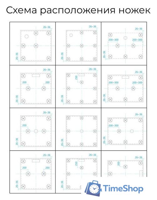Душевой поддон RGW 16152010-01 100x100 - Изображение №4 — Интернет-магазин Time-Shop