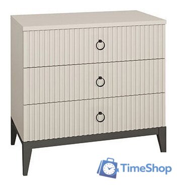 Комод Ангстрем Хилтон спальня ХТ-102.01 (Д) исп.26 (Д2, кашемир серый) - Изображение №1 — Интернет-магазин Time-Shop