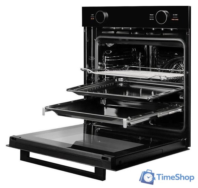 Электрический духовой шкаф KUPPERSBERG HT 612 Black - Изображение №3 — Интернет-магазин Time-Shop