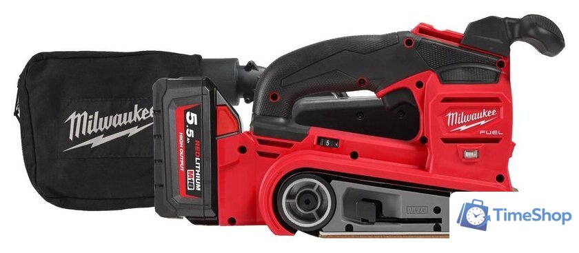 Ленточная шлифмашина Milwaukee M18 FBTS75-0 4933479614 (без АКБ) - Изображение №4 — Интернет-магазин Time-Shop