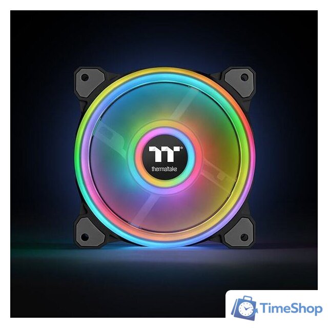 Вентилятор для корпуса Thermaltake Riing Quad 14 RGB TT Premium CL-F089-PL14SW-C - Изображение №4 — Интернет-магазин Time-Shop