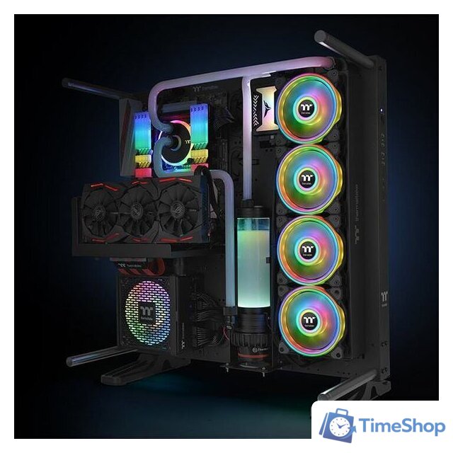 Вентилятор для корпуса Thermaltake Riing Quad 14 RGB TT Premium CL-F089-PL14SW-C - Изображение №5 — Интернет-магазин Time-Shop