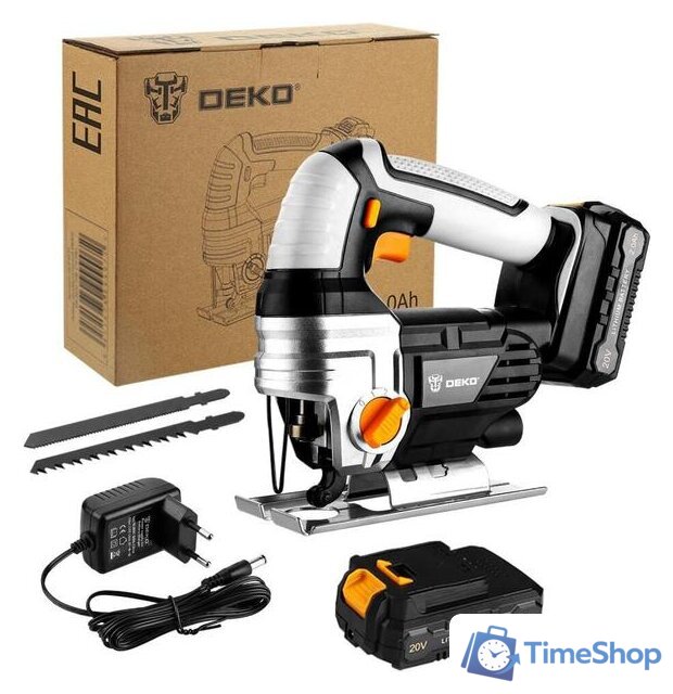 Электролобзик Deko DKJS20 SET 2 063-4211 (с 2-мя АКБ) - Изображение №1 — Интернет-магазин Time-Shop