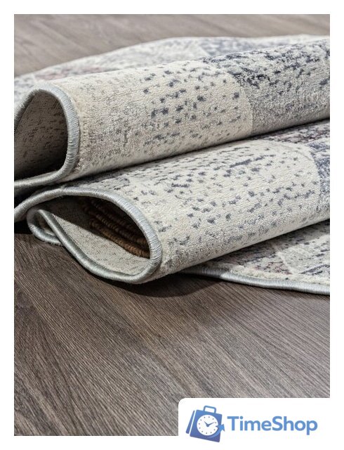 Ковер для жилой комнаты Merinos Zumma F257-OVAL-PINK (1.6х2.3) - Изображение №2 — Интернет-магазин Time-Shop