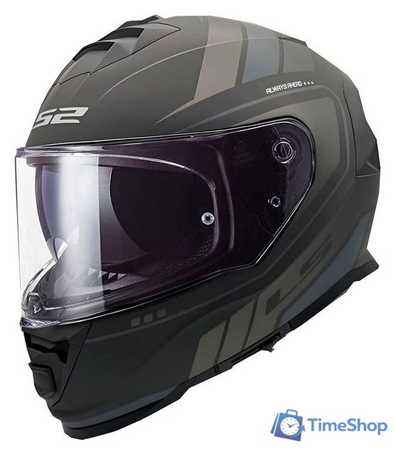 Мотошлем LS2 FF800 Storm II Fist (S, Matt Black) - Изображение №5 — Интернет-магазин Time-Shop