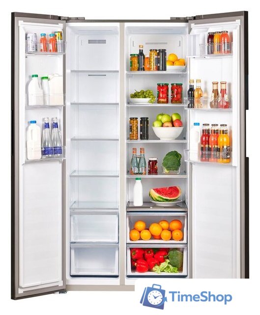Холодильник side by side MAUNFELD MFF191NFSB - Изображение №2 — Интернет-магазин Time-Shop