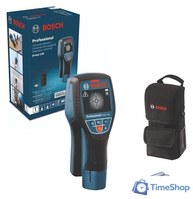 Детектор скрытой проводки Bosch D-tect 120 Professional 0601081303 - Изображение №1 — Интернет-магазин Time-Shop
