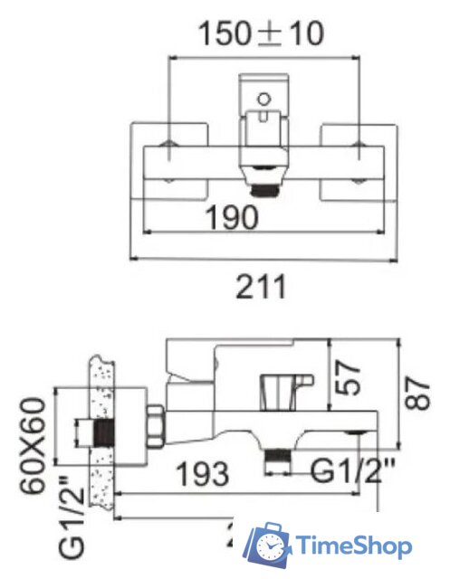 Смеситель Belz B60613-3 - Изображение №2 — Интернет-магазин Time-Shop
