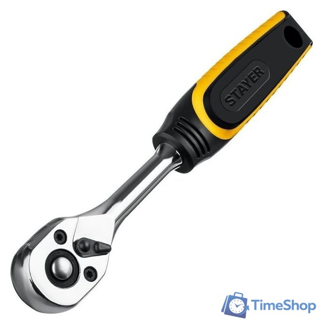 Набор трещотка с головками и битами Stayer 27760-H57 (57 предметов) - Изображение №10 — Интернет-магазин Time-Shop