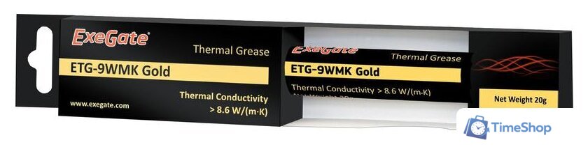 Термопаста ExeGate ETG-9WMK Gold EX282345RUS (20 г.) - Изображение №2 — Интернет-магазин Time-Shop