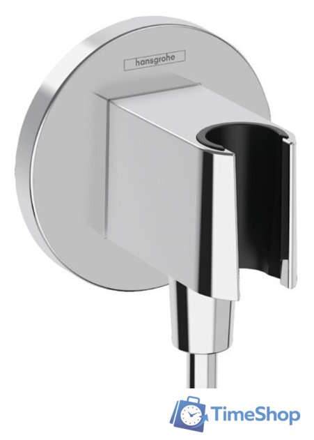 Держатель душевой лейки с подключением Hansgrohe 26888000 - Изображение №1 — Интернет-магазин Time-Shop