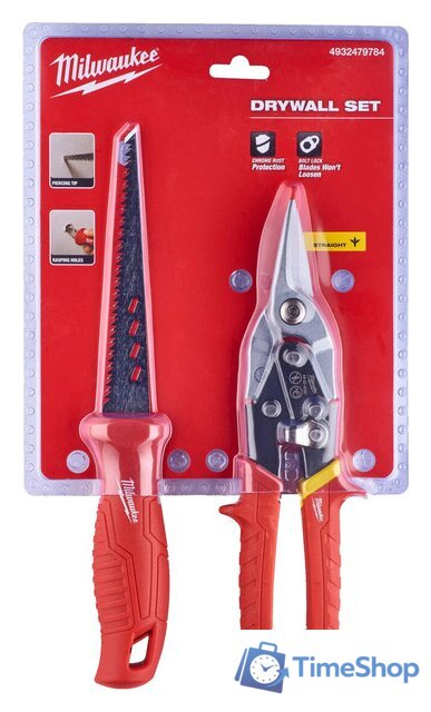 Набор домашнего мастера Milwaukee Drywall Set 4932479784 (2 предмета) - Изображение №1 — Интернет-магазин Time-Shop