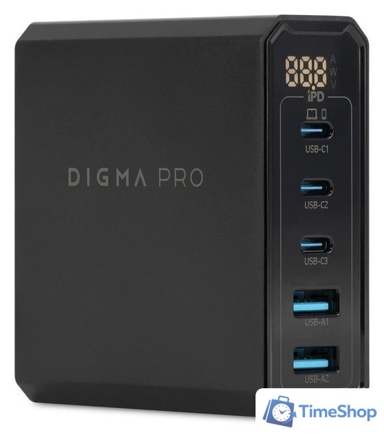 Сетевое зарядное Digma Pro DPW10A - Изображение №3 — Интернет-магазин Time-Shop