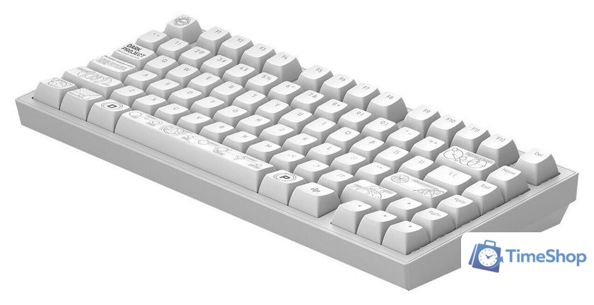 Клавиатура Dark Project ALU81A Terra Nova White (g3ms Moonstone) - Изображение №4 — Интернет-магазин Time-Shop