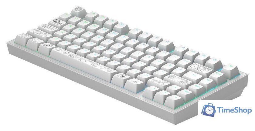 Клавиатура Dark Project ALU81A Terra Nova White (g3ms Moonstone) - Изображение №3 — Интернет-магазин Time-Shop