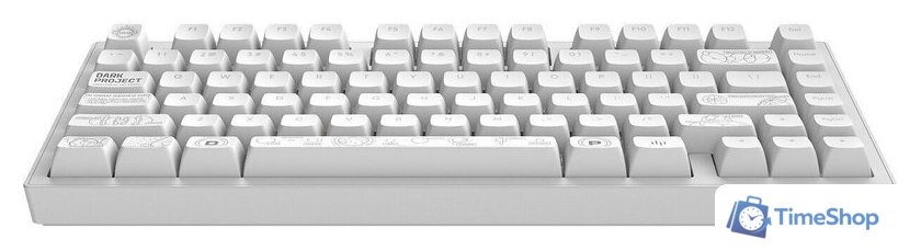 Клавиатура Dark Project ALU81A Terra Nova White (g3ms Moonstone) - Изображение №7 — Интернет-магазин Time-Shop