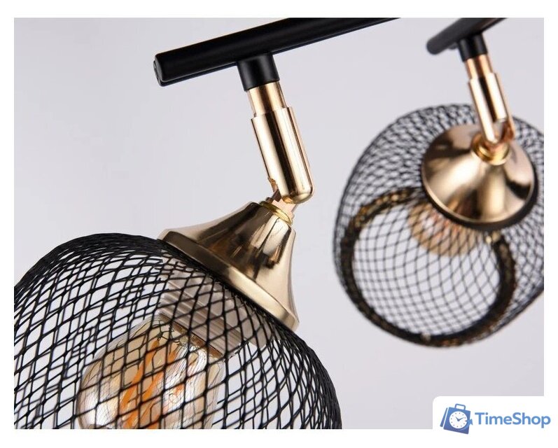 Люстра средней высоты Ambrella light Traditional TR80177/4 BK/FGD (черный/золото) - Изображение №4 — Интернет-магазин Time-Shop