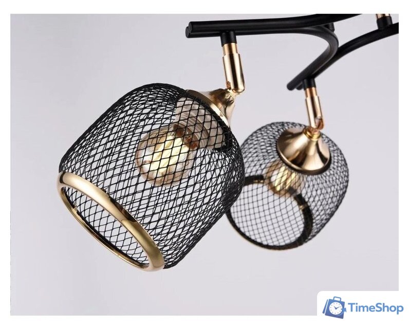 Люстра средней высоты Ambrella light Traditional TR80177/4 BK/FGD (черный/золото) - Изображение №3 — Интернет-магазин Time-Shop