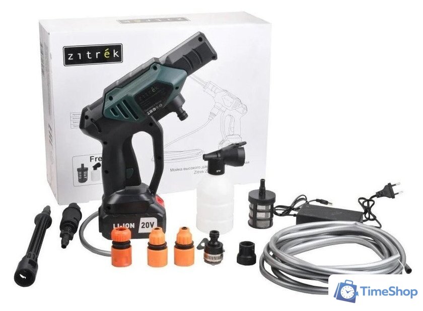 Мойка высокого давления Zitrek ZKHP 20 Li (с 1-им АКБ) - Изображение №1 — Интернет-магазин Time-Shop
