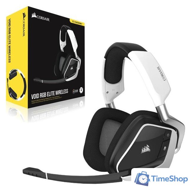 Наушники Corsair VOID RGB Elite Wireless (белый) - Изображение №13 — Интернет-магазин Time-Shop