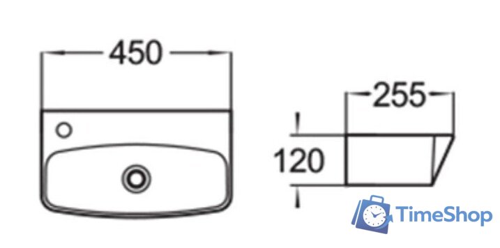 Умывальник SantiLine SL-2003 - Изображение №2 — Интернет-магазин Time-Shop