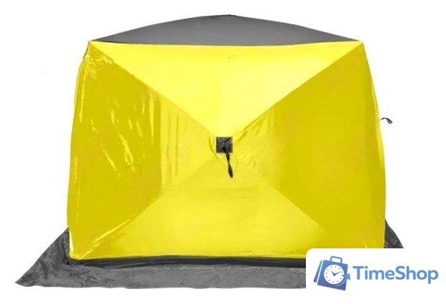 Палатка Premier Fishing Куб Лонг-2 зимняя PR-WFS-2L-YG (желтый/серый) - Изображение №1 — Интернет-магазин Time-Shop