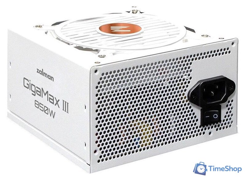 Блок питания Zalman GigaMax III 850W ZM850-GV3 WH - Изображение №1 — Интернет-магазин Time-Shop