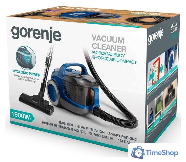 Пылесос Gorenje VC1903GACBUCY - Изображение №4 — Интернет-магазин Time-Shop