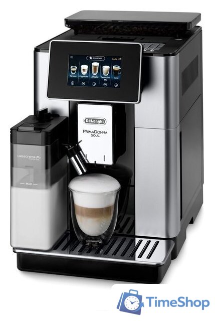 Кофемашина DeLonghi PrimaDonna Soul ECAM610.55.SB - Изображение №2 — Интернет-магазин Time-Shop