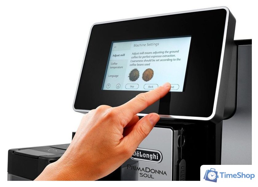 Кофемашина DeLonghi PrimaDonna Soul ECAM610.55.SB - Изображение №5 — Интернет-магазин Time-Shop