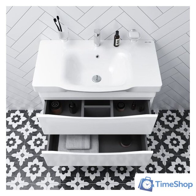  AM.PM Тумба с умывальником Like M80FHX0802WG + M80WCC0802WG - Изображение №5 — Интернет-магазин Time-Shop