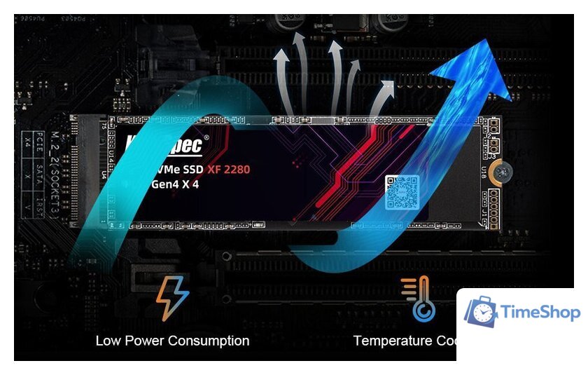 SSD KingSpec XF 256GB - Изображение №4 — Интернет-магазин Time-Shop