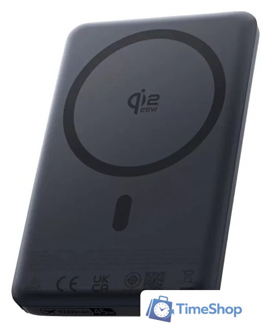 Внешний аккумулятор Baseus PicoGo AM52 Slim Qi2.2 Magnetic Power Bank 45W 10000mAh (черный) - Изображение №1 — Интернет-магазин Time-Shop