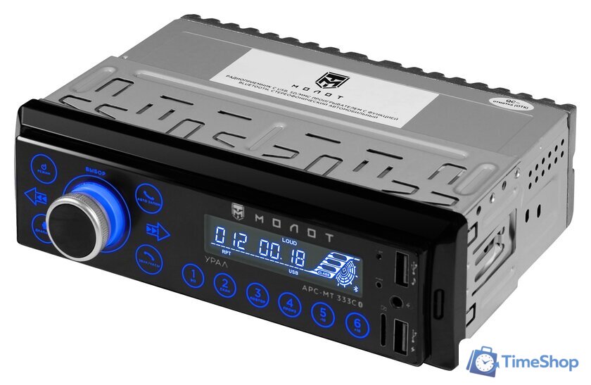 USB-магнитола Урал Молот АРС-МТ 333С - Изображение №1 — Интернет-магазин Time-Shop