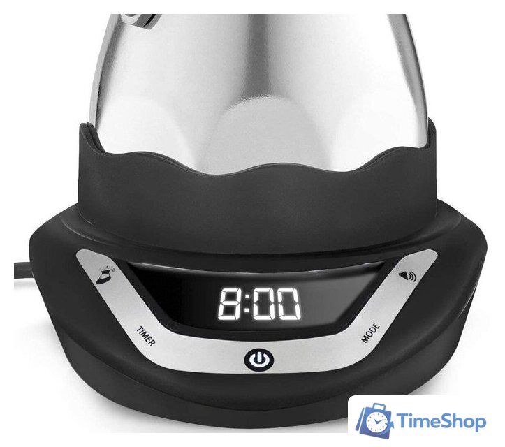 Гейзерная кофеварка Bialetti Moka Timer (3 порции) - Изображение №3 — Интернет-магазин Time-Shop