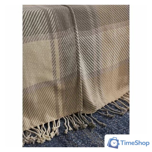 Покрывало Tkano Essential Warm traditions TK23-BS0013 (бежево-серый) - Изображение №6 — Интернет-магазин Time-Shop