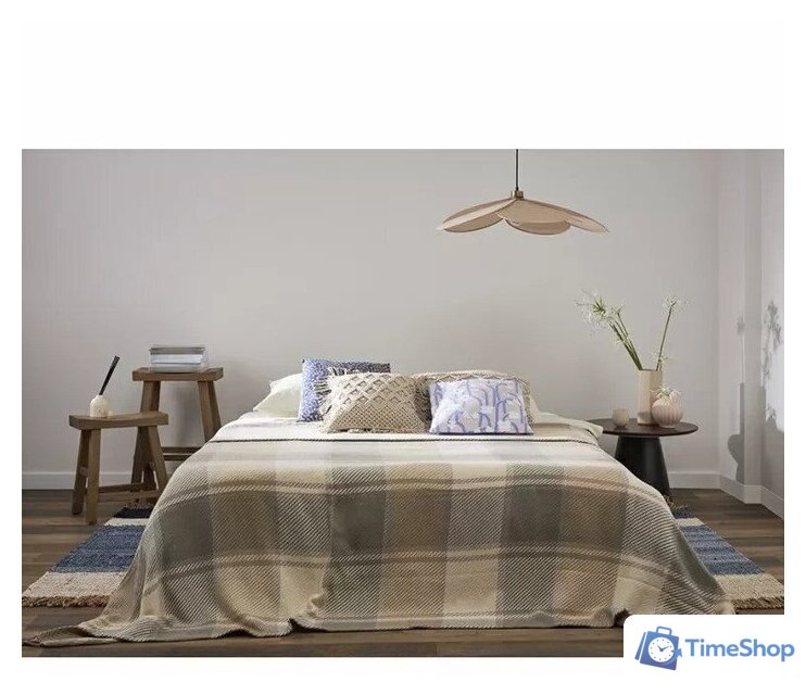 Покрывало Tkano Essential Warm traditions TK23-BS0013 (бежево-серый) - Изображение №10 — Интернет-магазин Time-Shop