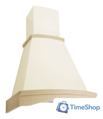 Кухонная вытяжка Elikor Ротонда 50П-650-П3Л (бежевый/дуб неокрашенный) (840506) - Изображение №1 — Интернет-магазин Time-Shop
