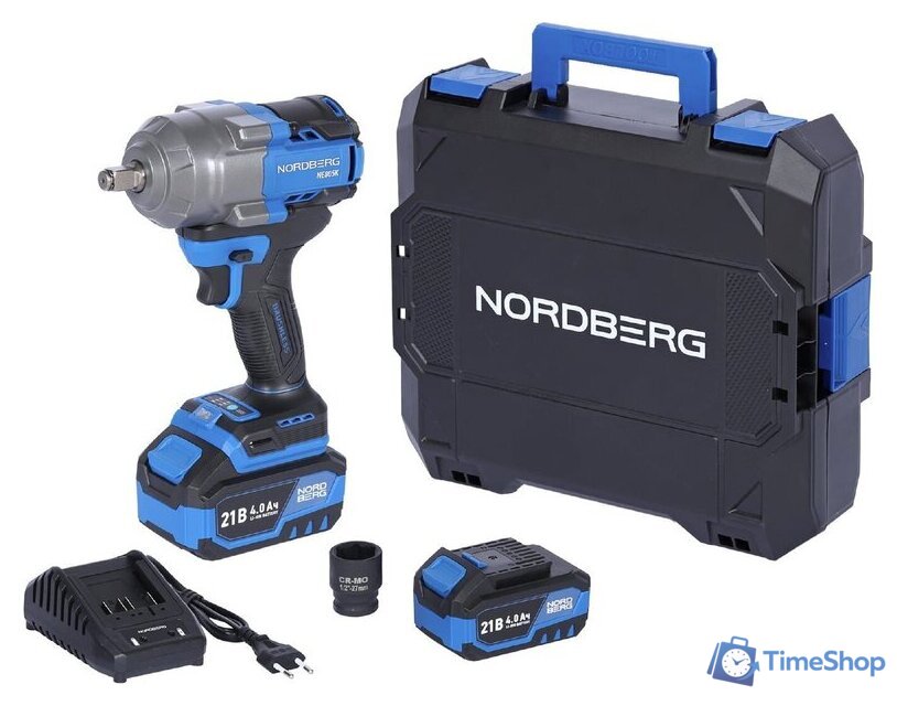 Гайковерт Nordberg NE805K (с 2-мя АКБ, кейс) - Изображение №3 — Интернет-магазин Time-Shop