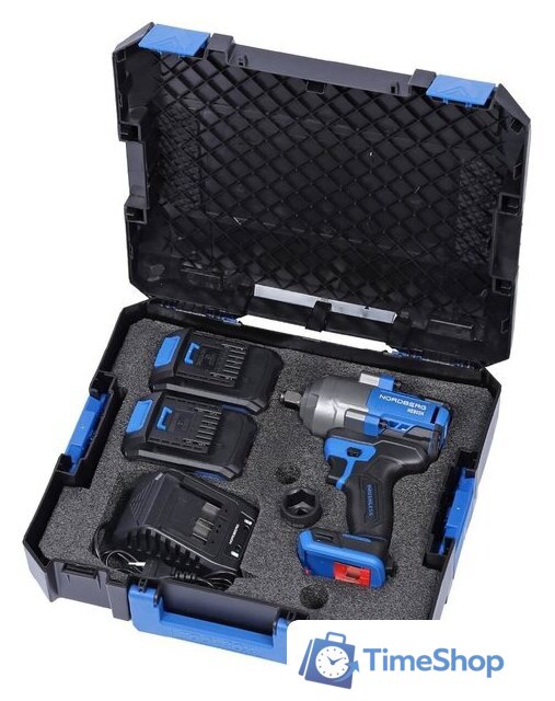Гайковерт Nordberg NE805K (с 2-мя АКБ, кейс) - Изображение №7 — Интернет-магазин Time-Shop