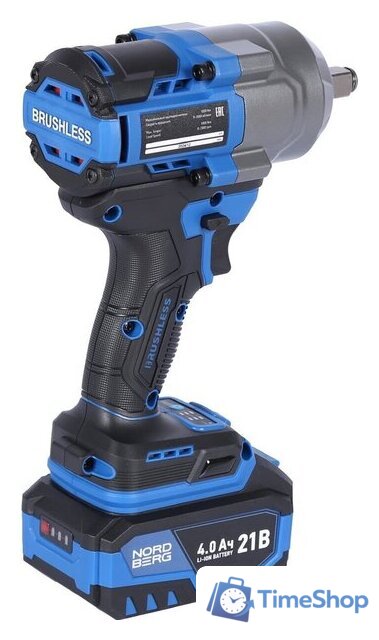 Гайковерт Nordberg NE805K (с 2-мя АКБ, кейс) - Изображение №4 — Интернет-магазин Time-Shop