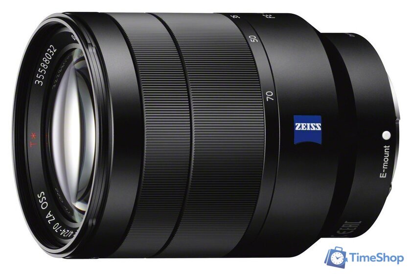 Объектив Sony Vario-Tessar T*E 24-70mm F4 ZA OSS - Изображение №1 — Интернет-магазин Time-Shop